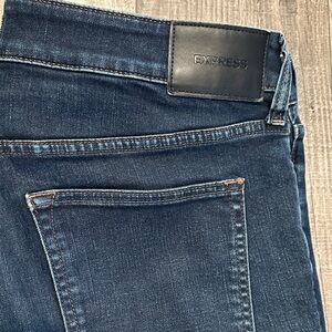 Men’s Express Dark Wash Skinny Jeans 34 inch waist, 30 inch inseam